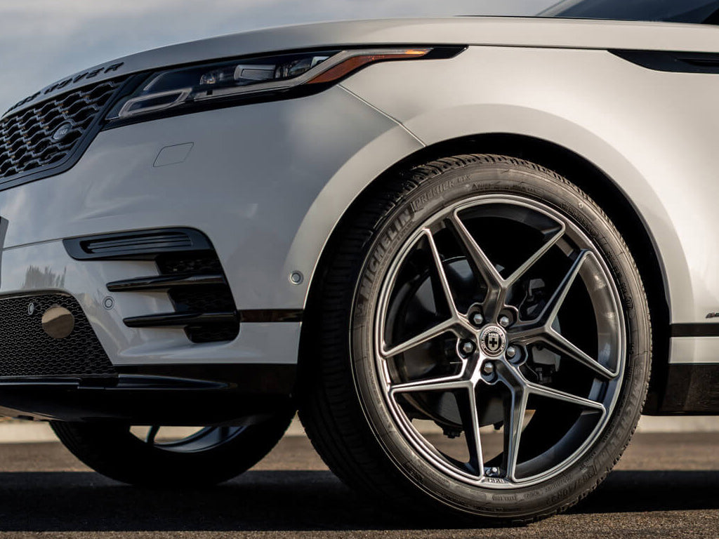 22" HRE FF11 Silver 22x9.5 Forged Concave Wheels Rims Fits Jaguar F-Pace