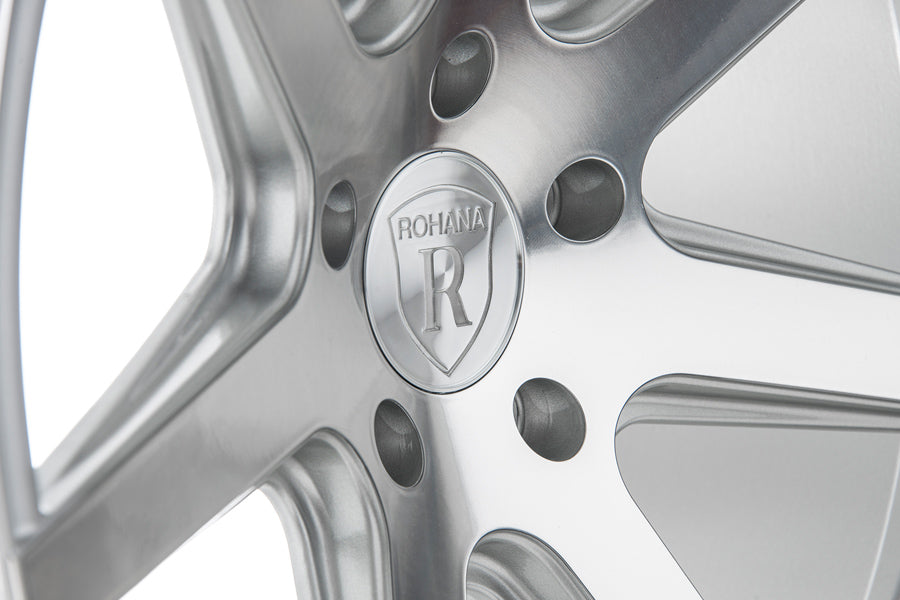 20" ROHANA RC7 SILVER CONCAVE WHEELS RIMS FITS BENZ W212 E350 E550 E63