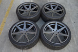20" ROHANA RC7 GRAPHITE CONCAVE WHEELS RIMS HANKOOK TIRES FITS BMW F32 428i 435i