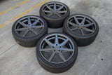 20" ROHANA RC7 GRAPHITE CONCAVE WHEELS RIMS HANKOOK TIRES FITS BMW F32 428i 435i