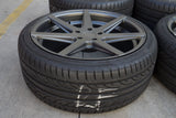 20" ROHANA RC7 GRAPHITE CONCAVE WHEELS RIMS HANKOOK TIRES FITS BMW F32 428i 435i