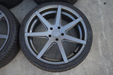20" ROHANA RC7 GRAPHITE CONCAVE WHEELS RIMS HANKOOK TIRES FITS BMW F32 428i 435i