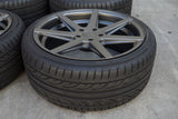 20" ROHANA RC7 GRAPHITE CONCAVE WHEELS RIMS HANKOOK TIRES FITS BMW F32 428i 435i
