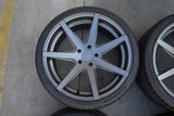20" ROHANA RC7 GRAPHITE CONCAVE WHEELS RIMS HANKOOK TIRES FITS BMW F32 428i 435i