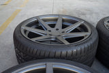 20" ROHANA RC7 GRAPHITE CONCAVE WHEELS RIMS HANKOOK TIRES FITS BMW F32 428i 435i