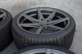 20" ROHANA RC7 GRAPHITE CONCAVE WHEELS RIMS HANKOOK TIRES FITS BMW F32 428i 435i