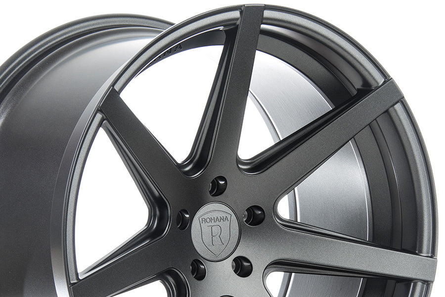 19" ROHANA RC7 GRAPHITE CONCAVE WHEELS RIMS FITS BMW E46 M3