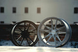 20" ROHANA RFX2 TITANIUM CONCAVE WHEELS RIMS FITS AUDI B8 A4 S4