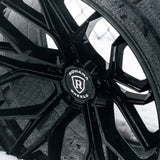 19" Rohana RFC3 Black Concave Wheels Rims Fits Lexus LS430