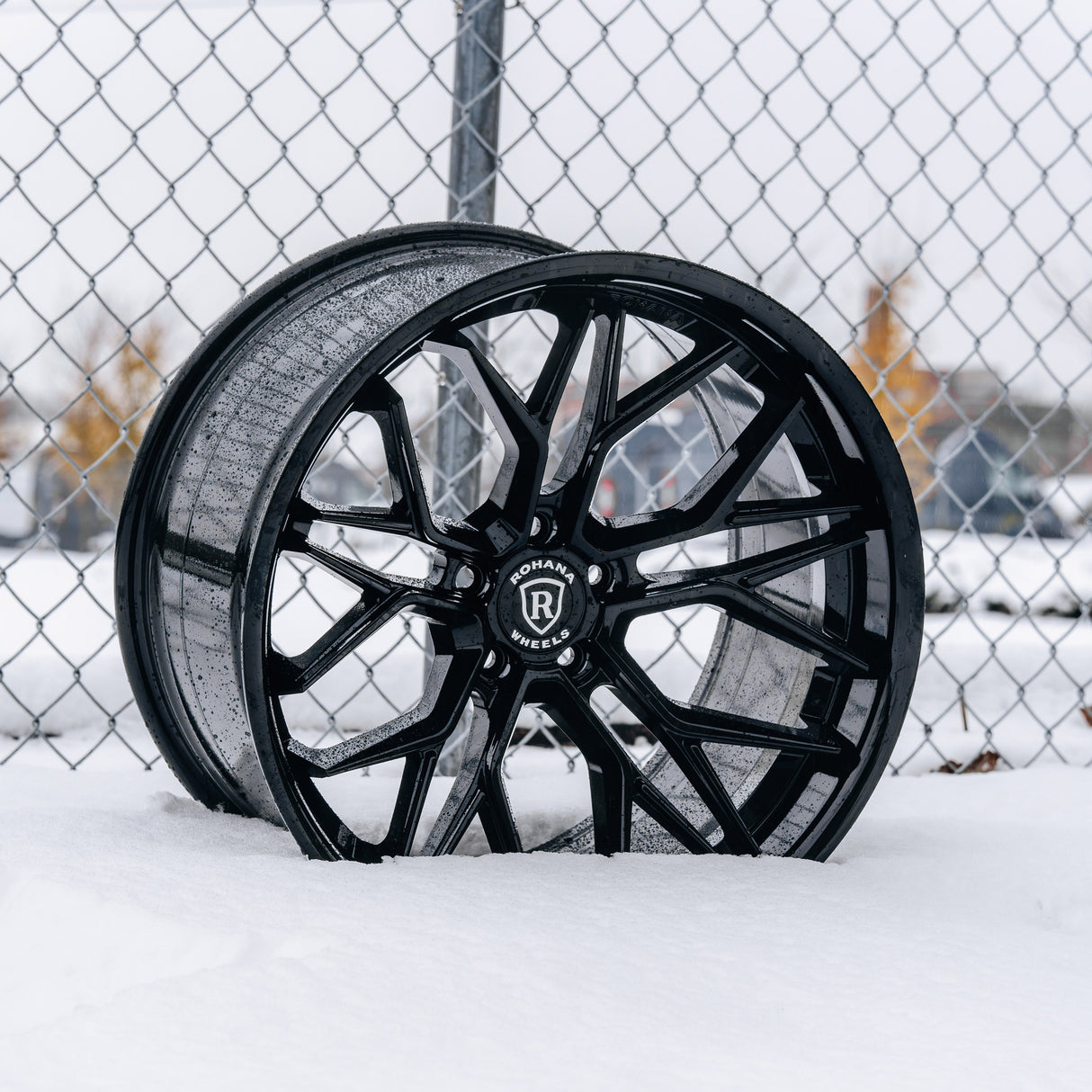 19" Rohana RFC3 Black 19x9.5 Concave Wheels Rims Fits Audi Allroad