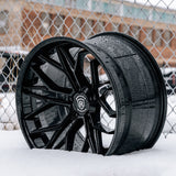 19" Rohana RFC3 Black Concave Wheels Rims Fits BMW G15 8 Series