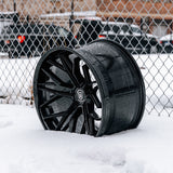 19" Rohana RFC3 Black 19x8.5 Concave Wheels Rims Fits Audi B8 A5 S5