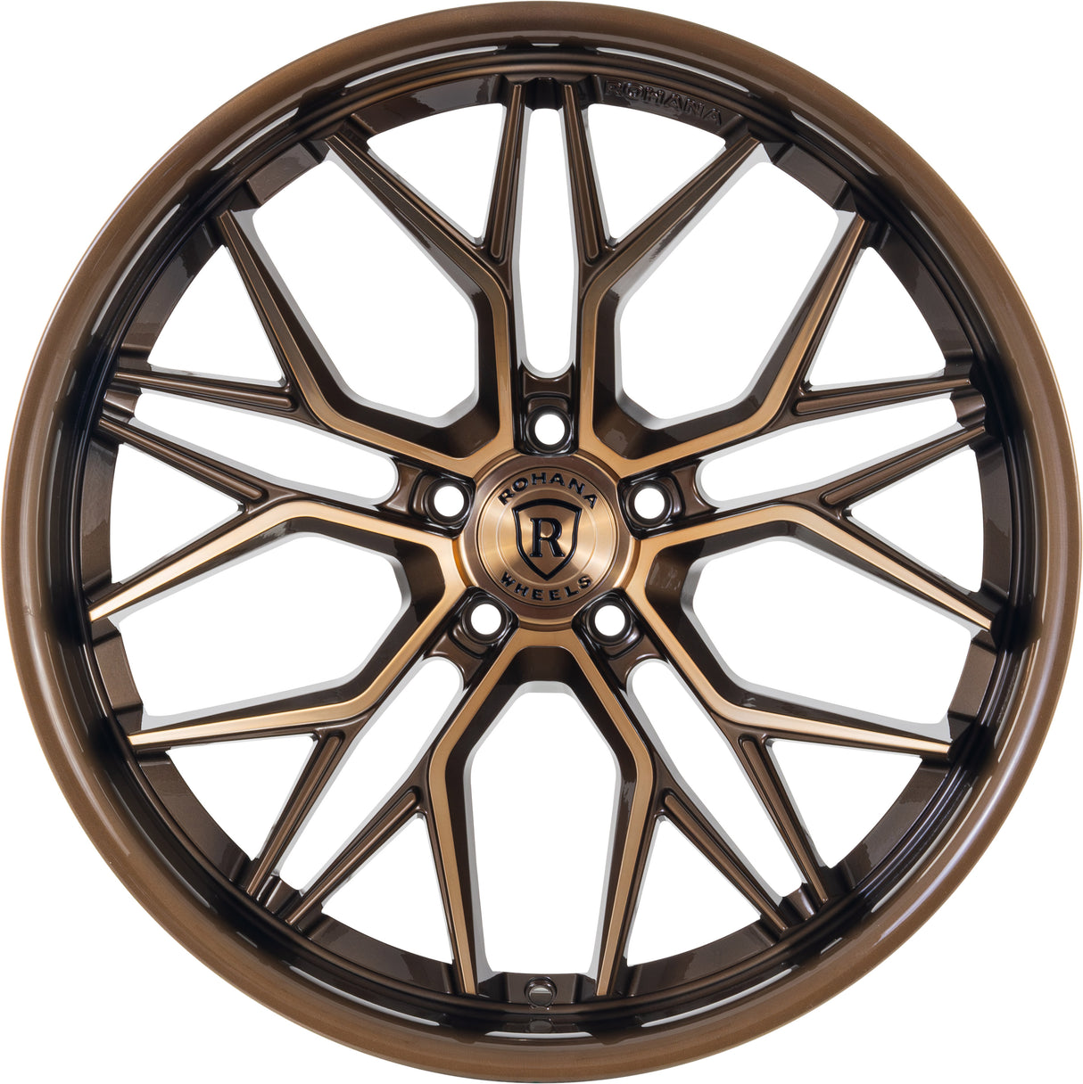 19" Rohana RFC3 Bronze 19x8.5 19x9.5 Concave Wheels Rims Fits Tesla Model 3
