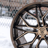 19" Rohana RFC3 Black 19x8.5 Concave Wheels Rims Fits Audi B8 A5 S5