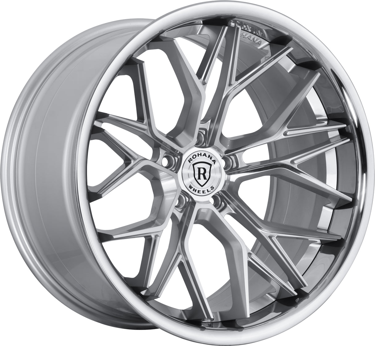 19" Rohana RFC3 Silver Wheels Rims Fits Mercedes E350 E500 E55 E63