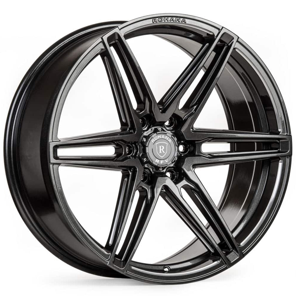 22" Rohana RFV1 Graphite ET0 Forged Wheels Rims Fits 2019-2022 Chevy Silverado