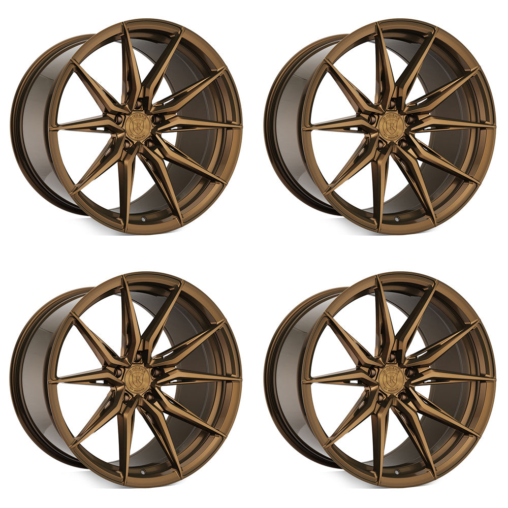 20" Rohana RFX13 Bronze 20x9 20x10 Forged Concave Wheels Rims Fits Lexus SC430