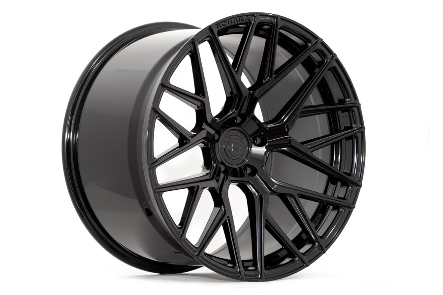 20" ROHANA RFX10 GLOSS BLACK FORGED CONCAVE WHEELS RIMS FITS BMW E39 M5