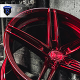 20" Rohana RFX15 Red 20x9 Forged Concave Wheels Rims Fits Audi SQ5