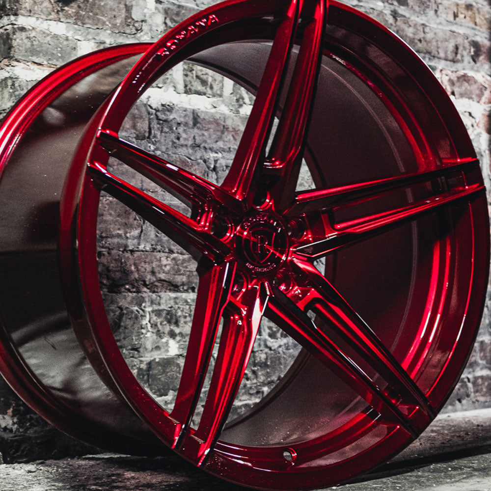 20" Rohana RFX15 Red 20x9 20x10 Wheels Rims Fits Mercedes-Benz E350 E550 E63