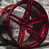 20" Rohana RFX15 Red 20x9 20x10 Concave Wheels Rims Fits Lexus IS200 IS250 IS350