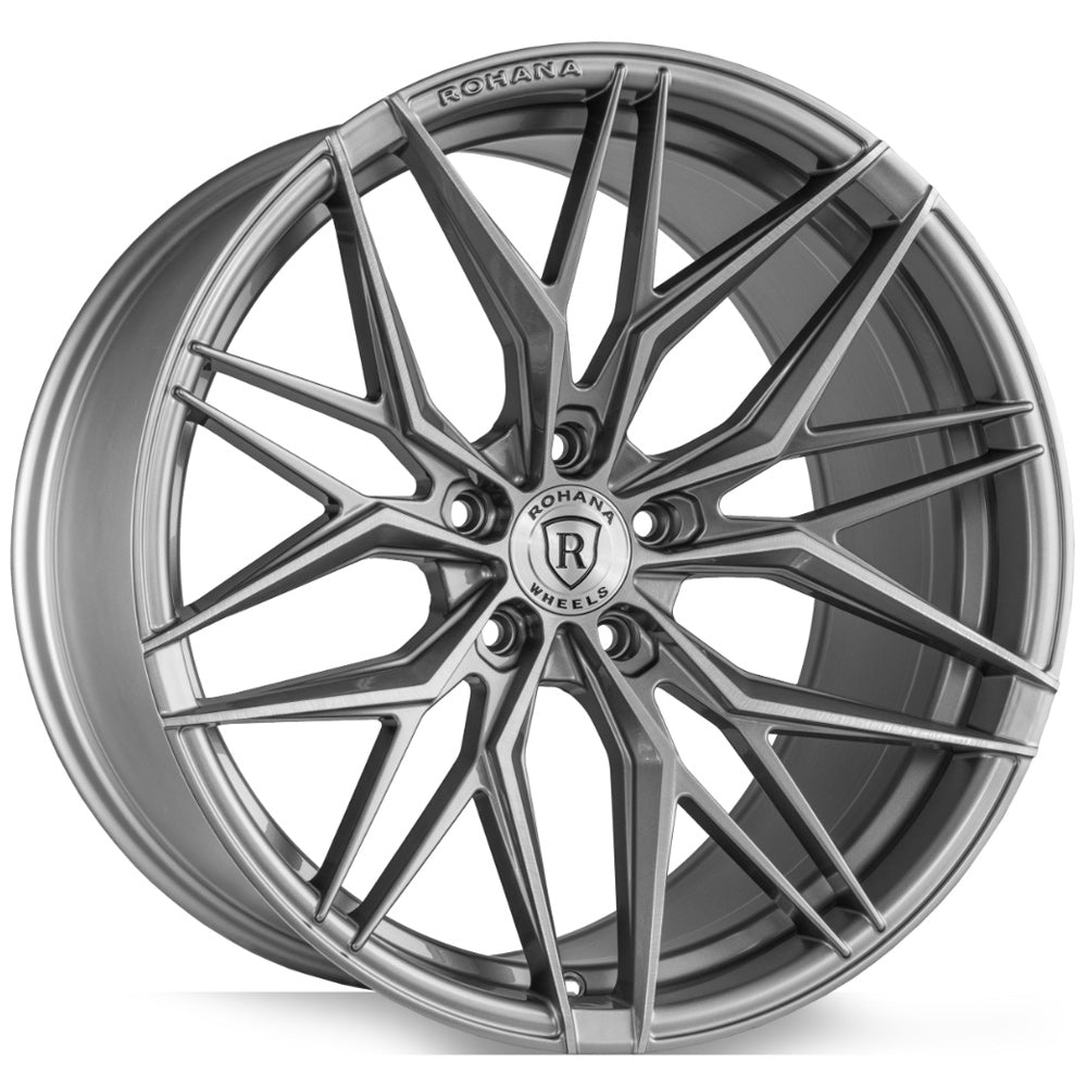 20" Rohana RFX17 20x9 Titanium Forged Concave Wheels Rims Fits 2007-2017 Audi A5