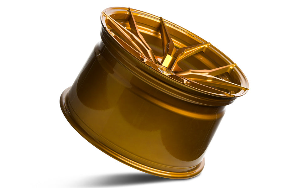 20" ROHANA RFX5 GOLD FORGED CONCAVE WHEELS RIMS FITS BENZ R230 SL550 SL63