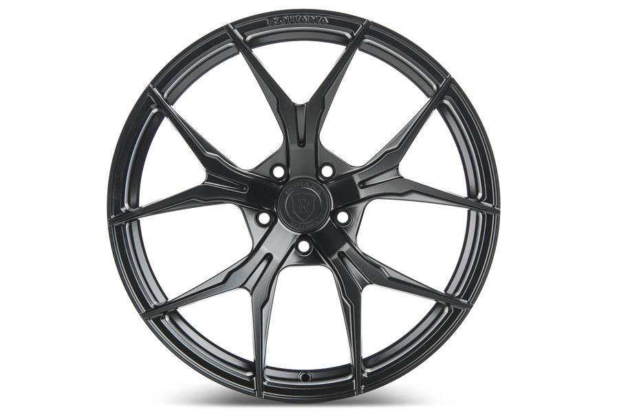 19" ROHANA RFX5 BLACK FORGED CONCAVE WHEELS RIMS FITS INFINITI G37 G37S COUPE