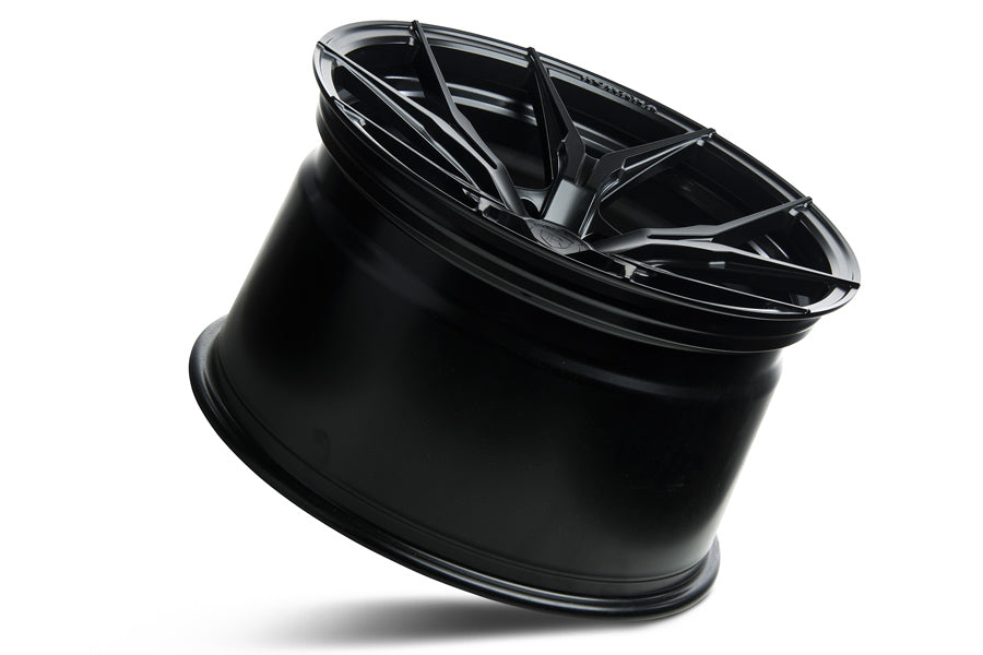 19" ROHANA RFX5 BLACK FORGED CONCAVE WHEELS RIMS FITS INFINITI G37 G37S COUPE