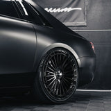 22" MV Forged MVF40 Black 22x9 22x10.5 Concave Wheels Rims Fits Tesla Model X