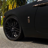 20" SAVINI BM13 GLOSS BLACK CONCAVE WHEELS RIMS FITS JAGUAR XF