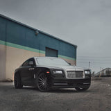 22" SAVINI BM16 BLACK CONCAVE WHEELS RIMS FITS JAGUAR F-PACE