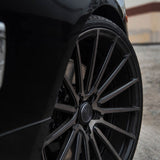 20" SAVINI BM16 CONCAVE GLOSS BLACK WHEELS RIMS FITS INFINITI G37 G37S