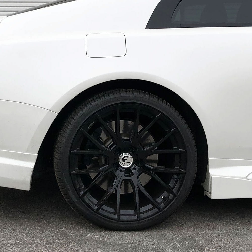 20" Forgiato Flow 001 Black Forged Concave Wheels Rims Fit Jaguar XJRS XJS