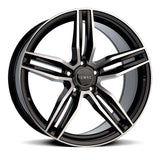 19" Romac Venom Black Polished 19x8.5 Wheels Rims Fits Audi D3 A8 Quattro