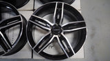 19" Romac Venom Black Polished 19x8.5 Wheels Rims Fits Mustang S197