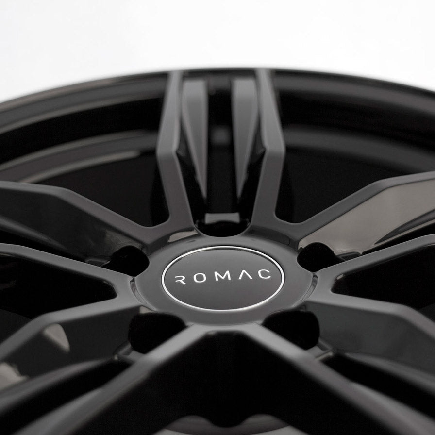 19" Romac Venom Gloss Black 19x8.5 Wheels Rims Fits BMW G02 X4
