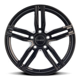 19" Romac Venom Gloss Black 19x8.5 Wheels Rims Fits BMW G15 8 Series