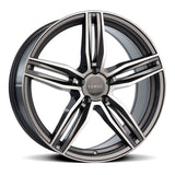 19" Romac Venom Grey Polished 19x8.5 Wheels Rims Fits Ford Mustang Mach-E
