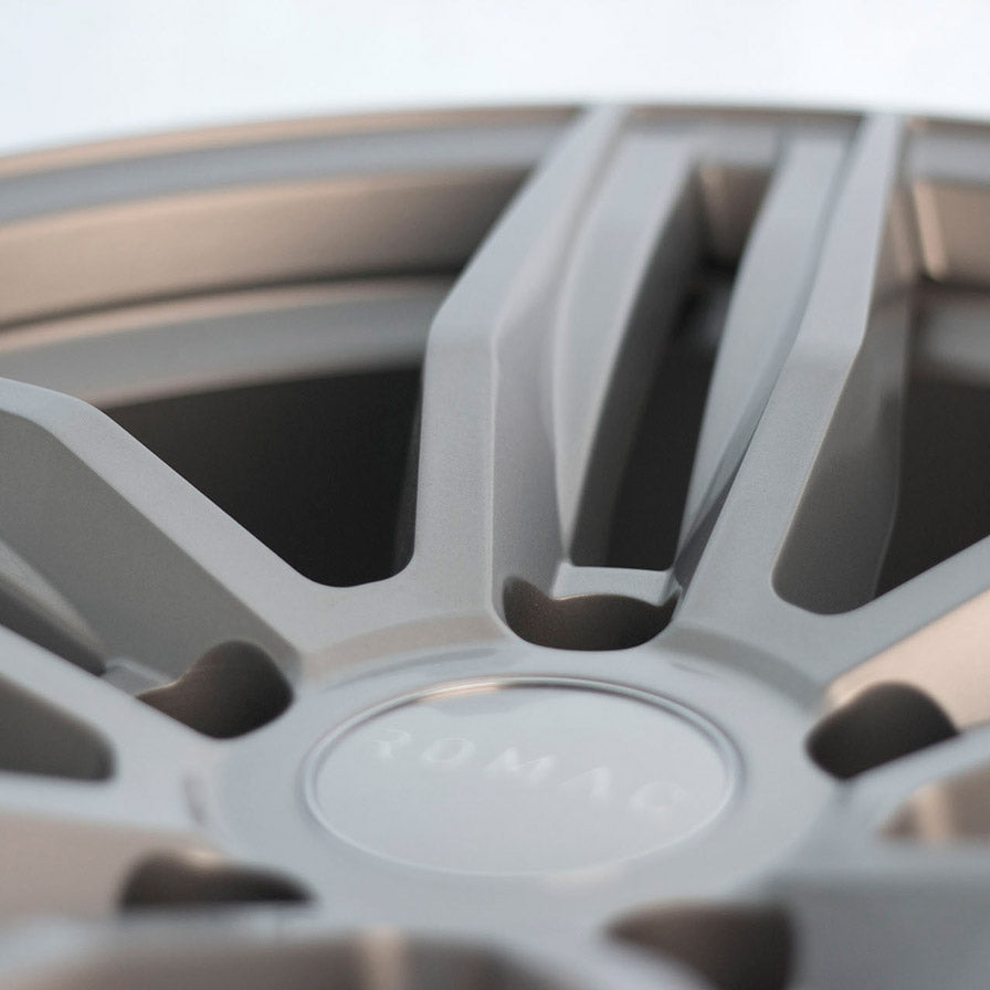 19" Romac Venom Silver Wheels Rims Fits Mercedes E350 E500 E55 E63