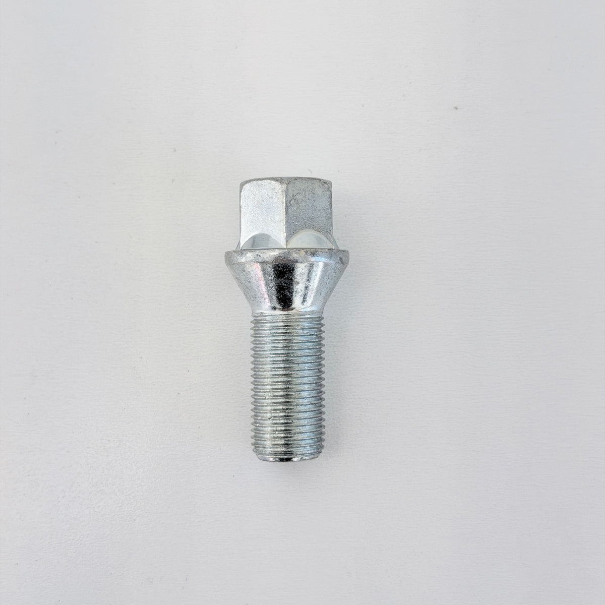 Bimecc Lug Bolts M14x1.50 27mm – 60° Conical Seat, 17mm Hex, Zinc (20 Pack) – Zinc view 5