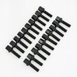 Lug Bolts M12x1.50 24mm – R12 Ball Seat, 17mm Hex (20 Pack) – Black