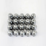Bulge Acorn Lug Nuts M12x1.50 – 60° Conical Seat, 3/4" Hex (20 Pack) – Chrome view 2