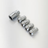 Lug Nut Locks M14x1.50 – 60° Conical Acorn (Set of 4 + Key) – Chrome view 2