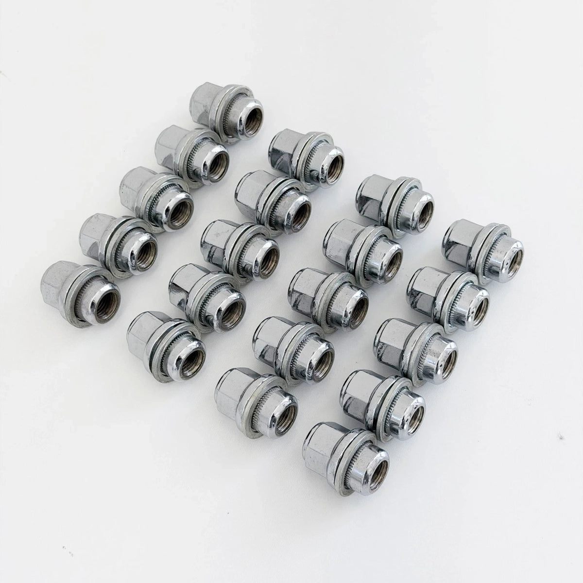 OEM Style Acorn Lug Nuts M12x1.25 – 60° Conical Seat, 21mm Hex (20 Pack) – Chrome view 6