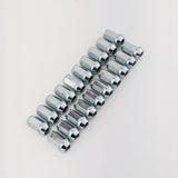 Bimecc Bulge Acorn Lug Nuts M14x1.50 – 60° Conical Seat, 3/4" Hex, Zinc (20 Pack) – Zinc view 2