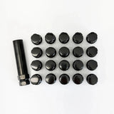 Spline Drive Lug Bolts M14x1.50 32mm – 60° Conical Seat (20 Pack + Key) – Black view 4