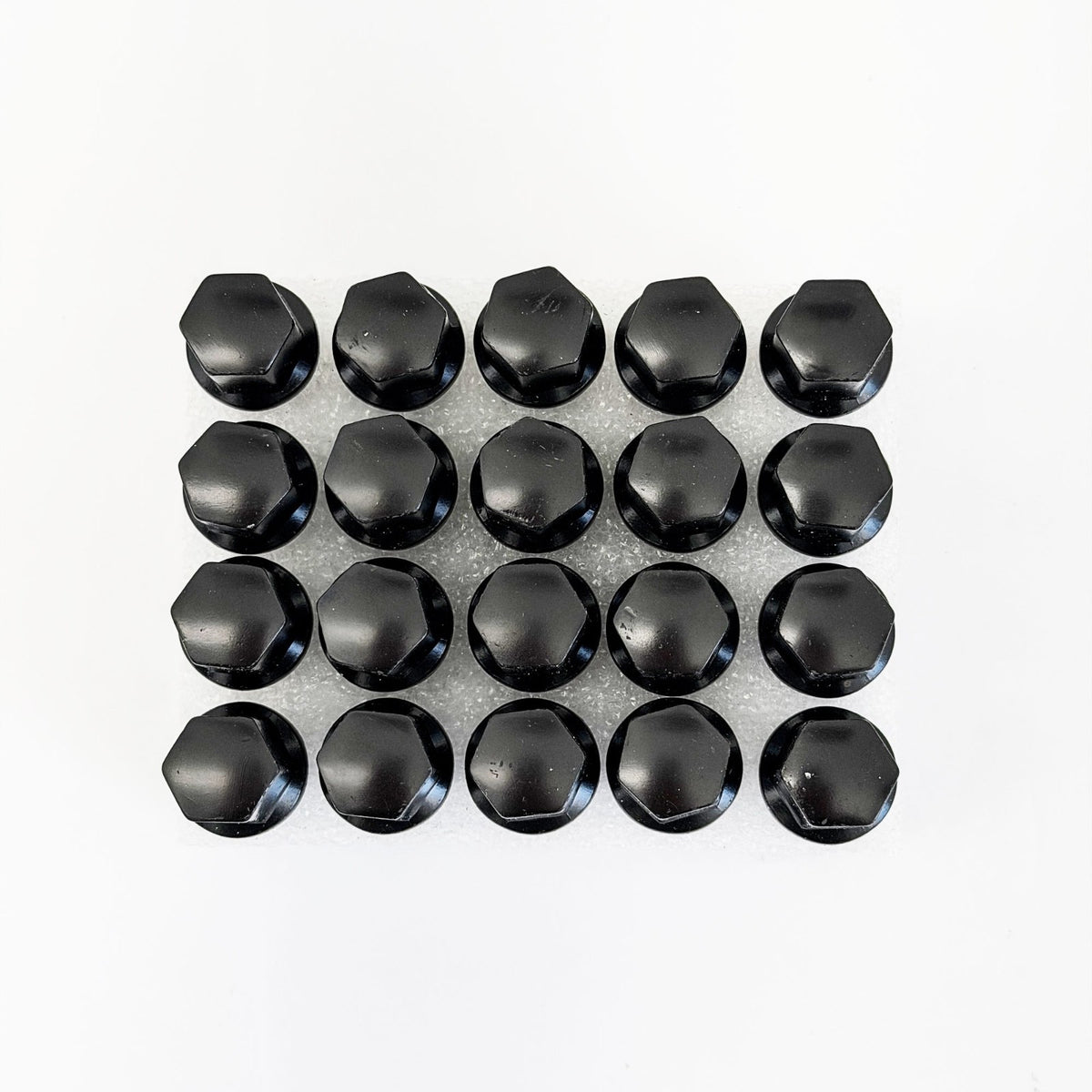 Lug Bolts M14x1.50 55mm – R12 Ball Seat, 17mm Hex (20 Pack) – Black view 4