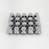 OEM Style Acorn Lug Nuts M12x1.25 – 60° Conical Seat, 21mm Hex (20 Pack) – Chrome