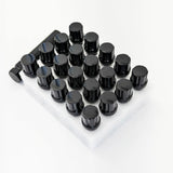 Spline Drive Lug Bolts M12x1.50 32mm – 60° Conical Seat (20 Pack + Key) – Black view 5